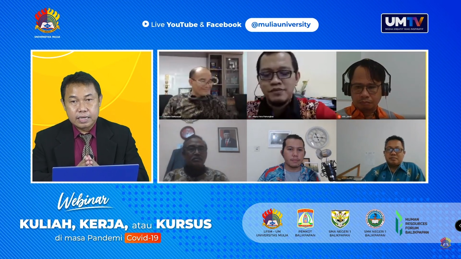 Universitas Mulia Gelar Webinar "Kuliah, Kerja Atau Kursus Di Tengah ...