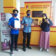 Kabiro STDC, Kerjasama dan Media Kreatif Bapak Yustian Servanda, S.Kom., M.Kom. menerima bantuan kuota dari XL Balikpapan