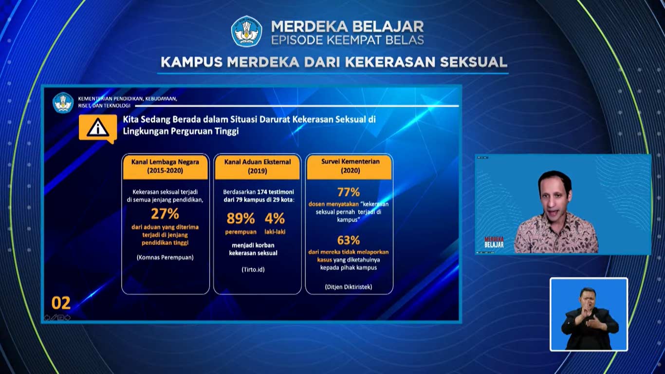 Sosialisasi Kebijakan Kemendikbudristek Tentang Kampus Merdeka Dari Kekerasan Seksual 5282