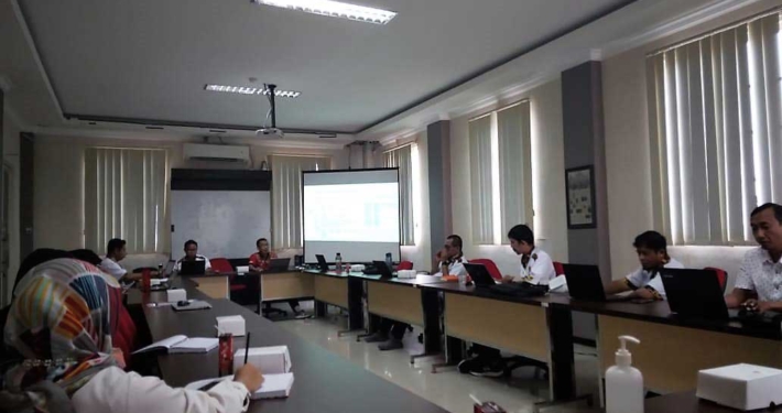 Sosialisasi Penyusunan Dokumen SPMI di tingkat Universitas, Kamis (30/6). Foto: PSI