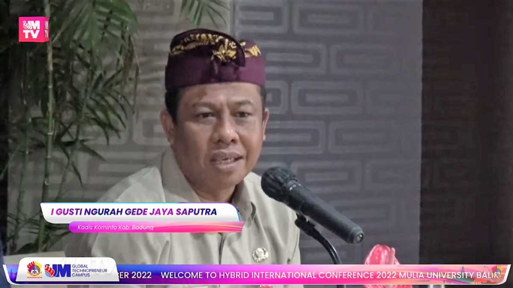 I Gusti Ngurah Gede Jaya Saputra selaku Kepala Dinas Kominfo Kabupaten Badung Bali. Foto: UMTV