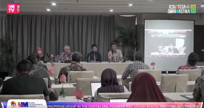 Pembukaan ICSINTESA dan SEMINASTIKA 2022 di Hotel Pullman Provinsi Bali, Kamis (10/11). Foto: UMTV