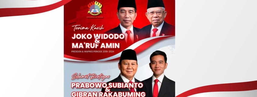 Selamat kepada Prabowo Subianto dan Gibran Rakabuming Raka sebagai Presiden dan Wakil Presiden RI 2024-2029