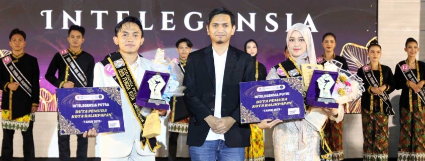 Agung Widiyanto, mahasiswa Universitas Mulia, berhasil meraih penghargaan sebagai Pemuda Terbaik kategori Intelegensia Putra Duta Pemuda Kota Balikpapan 2025. Foto: Istimewa